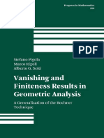(Progress in Mathematics) Stefano Pigola, Marco Rigoli, Alberto G. Setti - Vanishing and Finiteness Results in Geometric Analysis - A Generalization of The Bochner Technique-Birkhäuser Boston (2008)