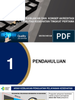 Kebijakan Dan Konsep Akreditasi FKTP