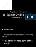 8 Tips Online Writing