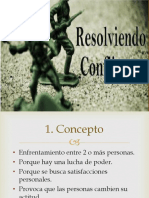 Resolviendo Conflictos