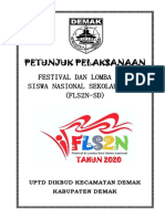 Petunjuk Lomba FLS2N & FL2N-SD 2020 Kec Demak PDF