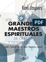 Grandes Maestros Espirituales de Oriente y Occidente - Jaspers PDF
