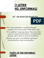 Informal Letter