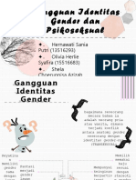 Gangguan Identitas Gender Dan Psikoseksual