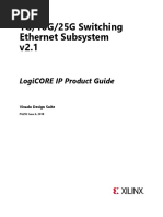 xilinx-1G/10G/25G Switching Ethernet Subsystem 