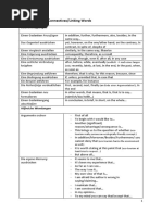 Connectives/Linking Words German To English