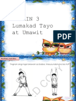 PE LESSON 3 Lumakad Tayo at Umawit