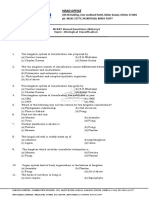 Biological Classification B