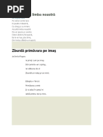 Poezii de primavara