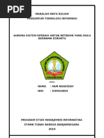 Download Makalah Aurora sistem operasi by Azie Caynk Bunda SN44513625 doc pdf