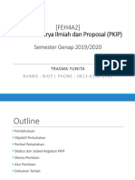 (FEH4A2) Introduction PKIP Genap 1920