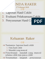 1. agenda raker  hari ini