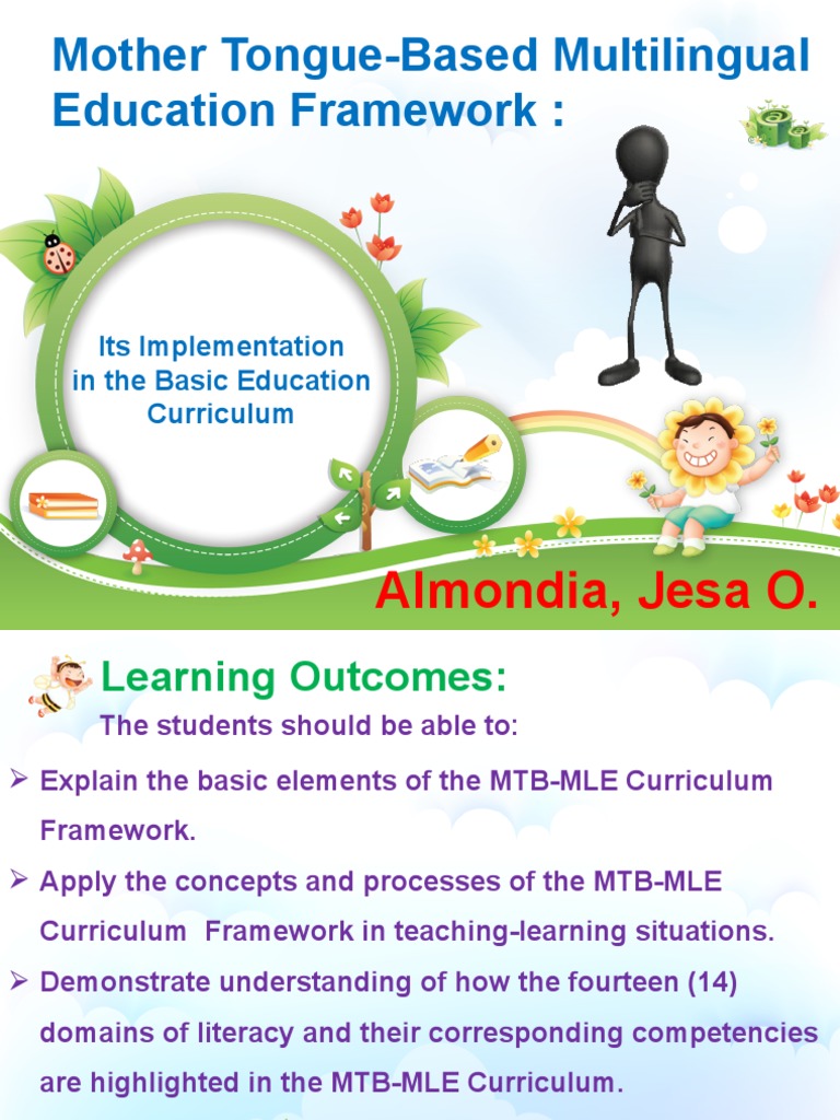 MTB-MLE Framework in Philippine Education | PDF | Fluency | Second Language