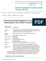 Welcome To Uttar Pradesh Power Transmission Corporation Limited, Government of Uttar Pradesh, India. - Current Carrying Capacity of Overhead Transmission Line ACSR Conductor