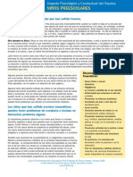 Impacto Psicológico Del Trauma Preescolares PDF