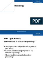 Introduction To Positive Psychology