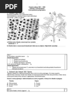 Test IV. Tkanki I Organy Roślinne Klucz Odpowiedzi | PDF