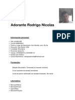 CV Rodrigo Adorante