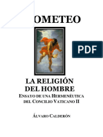 PROMETEO. La Religión Del Hombre. Ensayo de Una Hermenéutica