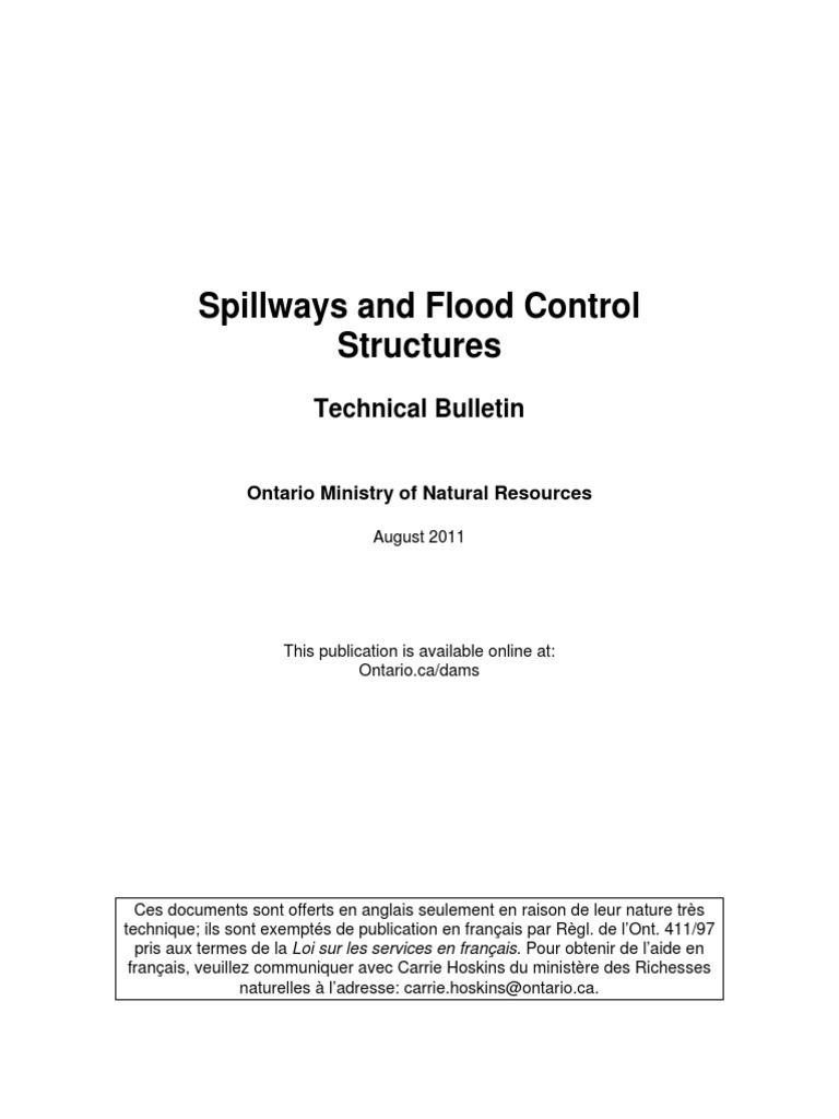 Design Standards for Dam Spillways | PDF | Spillway | Dam