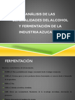 Análisis de Las Generalidades Del Alcohol y Fermentacion