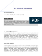 Comentario A La Carta A Diogneto en Un Mundo Laico PDF