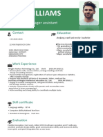 Green Simple Resume For Graduates-WPS Office