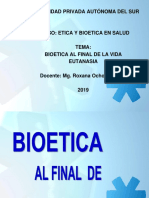 Bioetica Al Final de La Vida