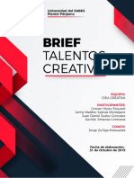 Brief Talentos Creativos Idea Creativa 2019 PDF