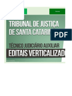 Edital Verticalizado - TJSC - Técnico Judiciário Auxiliar