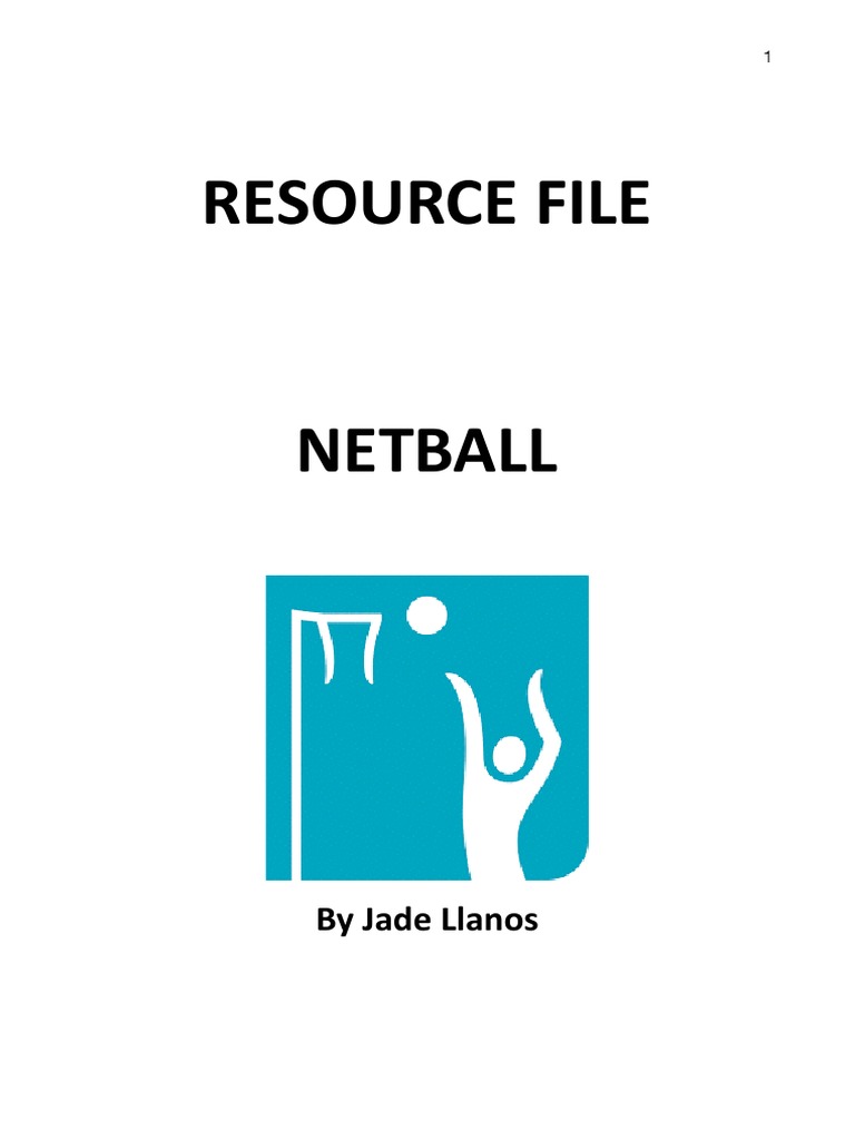 Resource File - Netball | PDF | Referee | Defender (Association Football)
