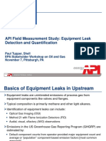 화공안전 - 누설 - API Field Measurement Study - Equipment Leak