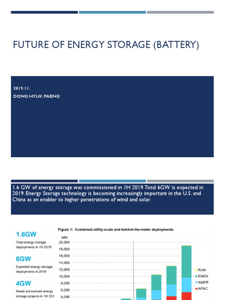 Future of Energy Storage | PDF | Energy Development | Renewable Energy
