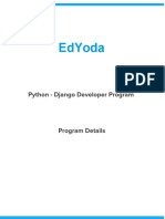 EdYoda - Python Django Developer Program