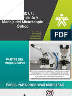 Practica 1 - Reconocimiento y Manejo Microscopio Óptico