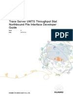U2000 Trace Server UMTS Throughput Stat Northbound File Interface Developer Guide (OFFE00046978 - PMD8906ZH A)
