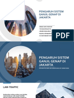 Pengaruh Sistem Ganjil Genap Di Jakarta