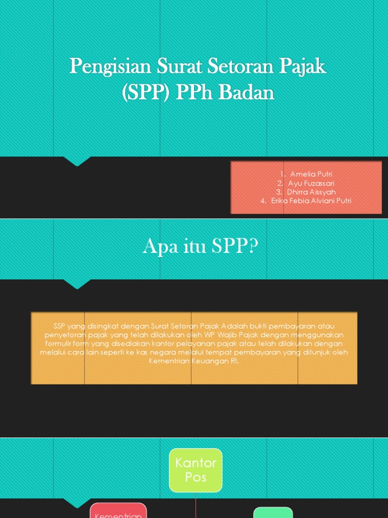 Panduan Pengisian SSP Pajak PPh Badan | PDF