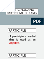 Participles and Participial Phrases Guide