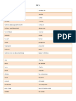 Puntos de Partido Vocabulary Chapter 6