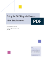 Fixing The SAP Upgrade Process Nine Best Practices PDF