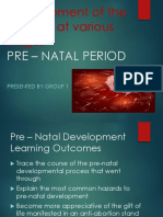 PRE - NATAL PERIOD  by GROUP 1.ppt