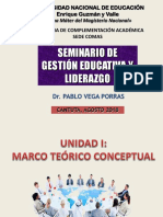 Seminario de Gestión Educativa y Liderazgo - Agosto 2018