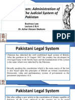 The Legal System and Administration of Justice 