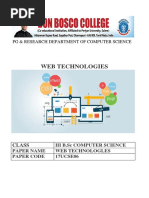 Web Technologies Unit 1-5 PDF