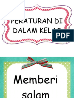 PERATURAN DI DALAM KELAS