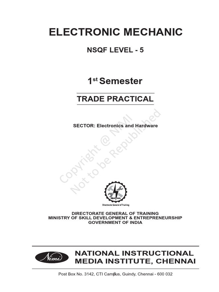 I Sem PDF | PDF | Series And Parallel Circuits | Capacitor