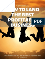 How To Land The Best Profitable Business