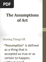 2 The Assumptions of Art