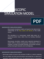 Macroscopic Simulation Model